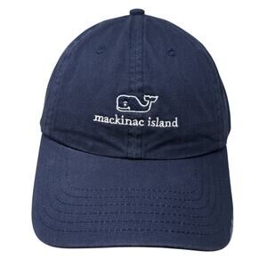 Vineyard Vines Mackinac Island Slideback Baseball Cap Blue One Size Adjustable